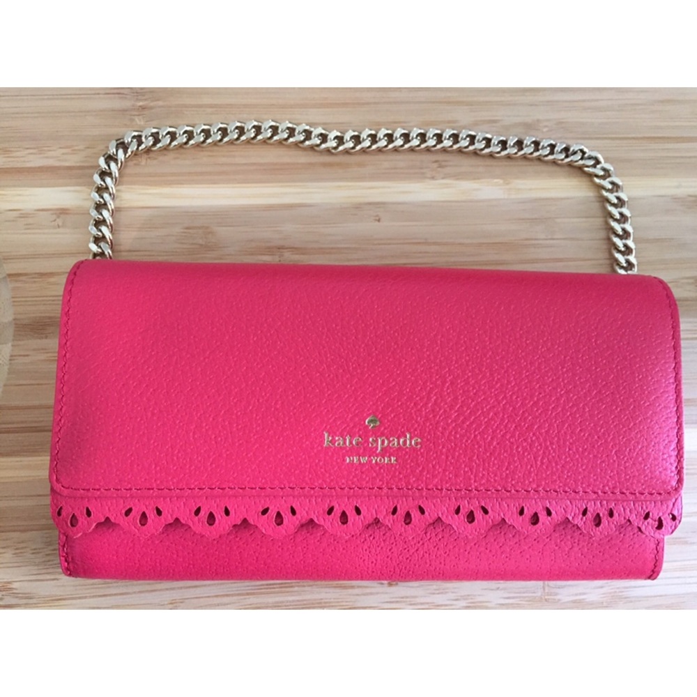 Kate Spade Leather Card Clutch/Wristlet